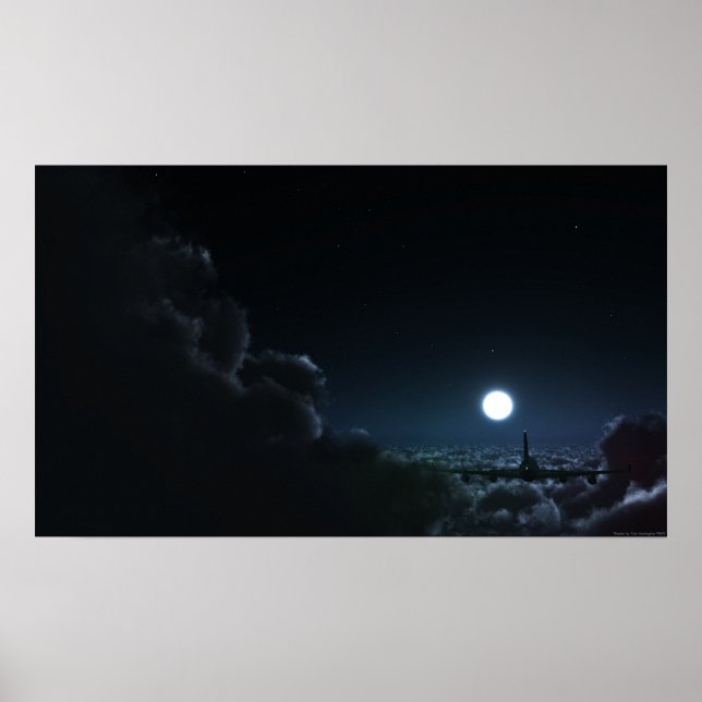 Póster Voo noturno (Frente)