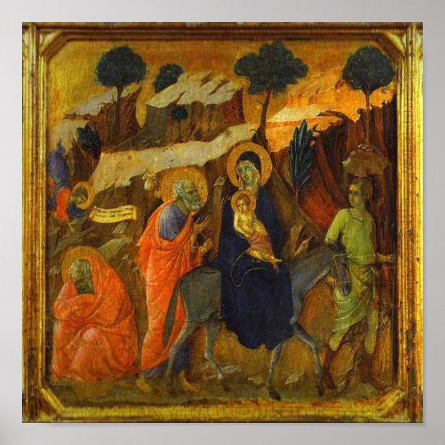 Póster Voo para o Egito Renascença Religiosa (Frente)