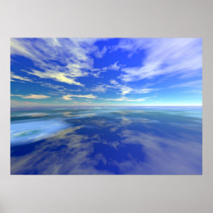 Póster Voo sobre a água