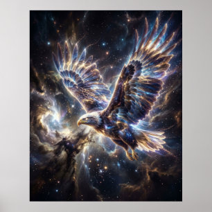 Poster Voo Starstorm Águia Cósmica