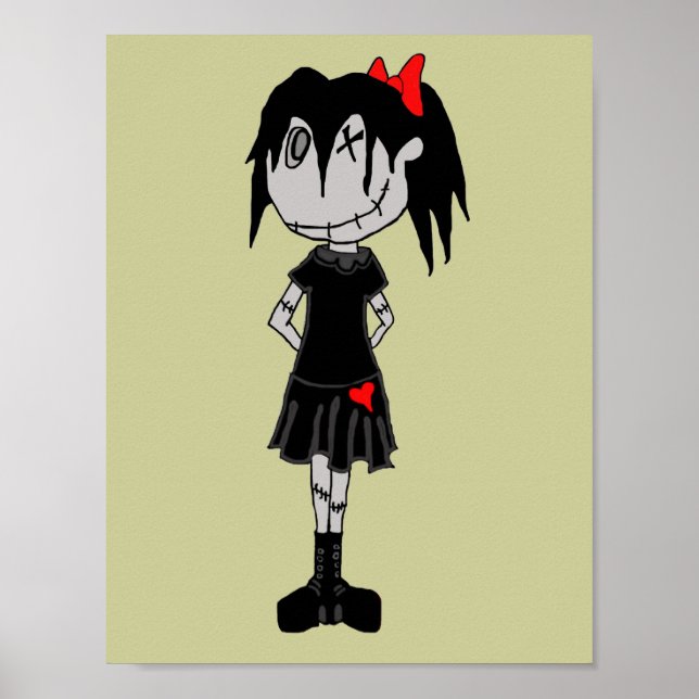 Poster VooDoo Dollies "Angel Truelove" (Frente)