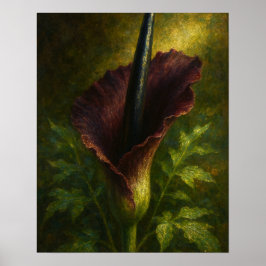 Poster Voodoo Lily: Toxic Elegance Impressionist Art