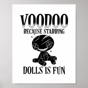 Poster Voodoo Sayings   Presente de Maldição Mágica de