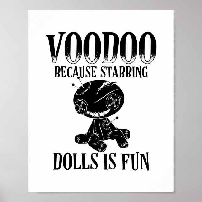 Poster Voodoo Sayings | Presente de Maldição Mágica de Do (Frente)
