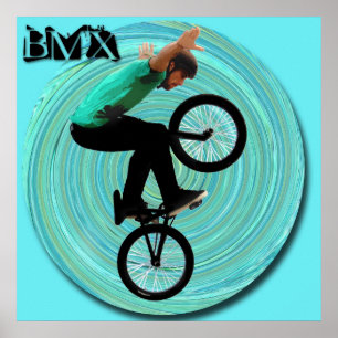 Póster Vortex de BMX, Copyright Karen J Williams