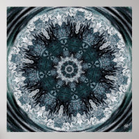 Vórtex de deuses abstrato de composição hipnótica