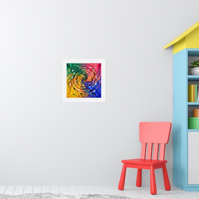 Poster Vórtice Pintado (Berçário 1)