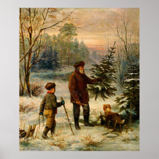Poster Vorweihnacht por Franz Krüger (século XIX)