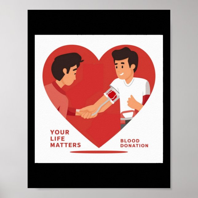 Poster Vossa Vida S - Vinheta De Doação De Sangue (Frente)