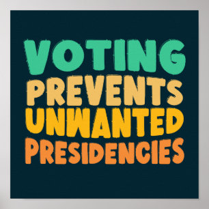Poster Votação Impede Eleições de Presidências Indesejada