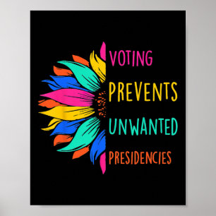 Poster Votação Impede Presidências Indesejadas Girassol