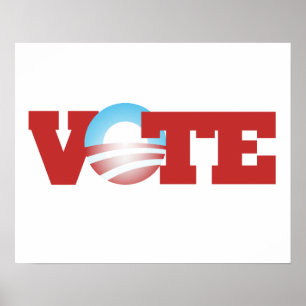 Poster Votação Obama 2012