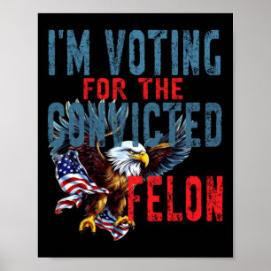 Poster Votando no Veredito de Criminoso Condenado Eleição