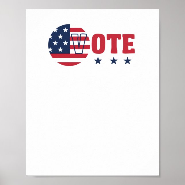 Poster Votar 2024 Sticker (Frente)
