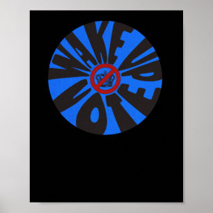 Poster Votar Azul Democrata Anti-Trump