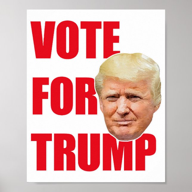 Poster Votar para o trunfo (Frente)