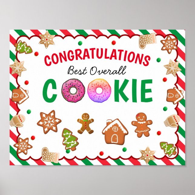 Poster Votar Sinal de Cookie (Frente)