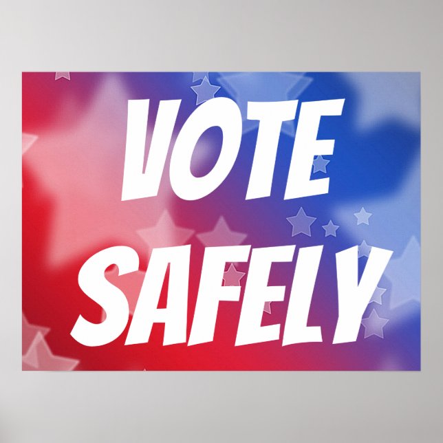 Poster Vote com Segurança (Frente)