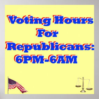 Poster Vote Democrat Print