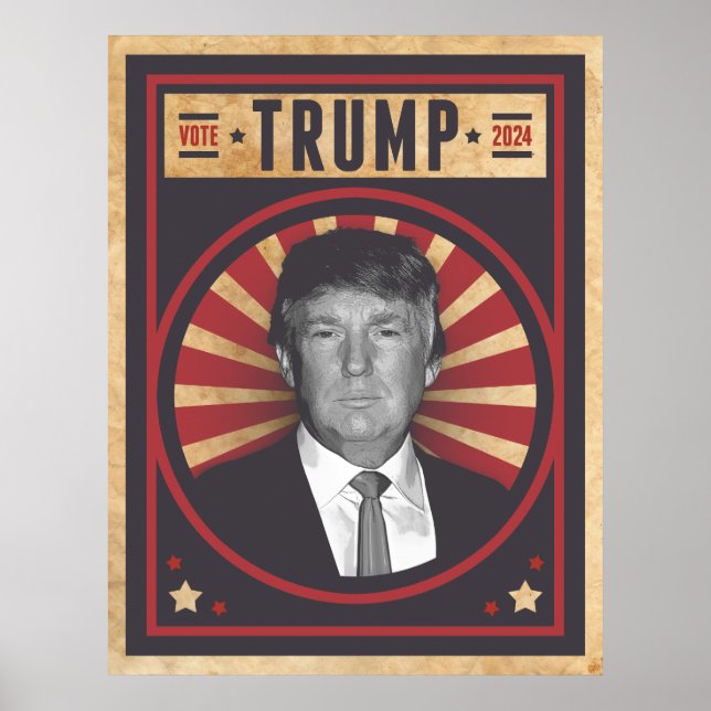 Poster Vote Trump 2024 (Frente)