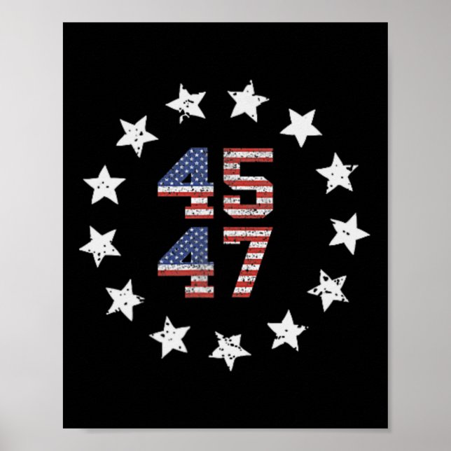 Poster Votei A Favor Do Outlaw E Do Hillbilly Trump Van (Frente)