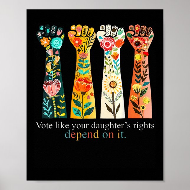 Poster Votem como os direitos da sua filha dependem disso (Frente)