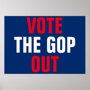 Poster Votem o protesto do GOP Out