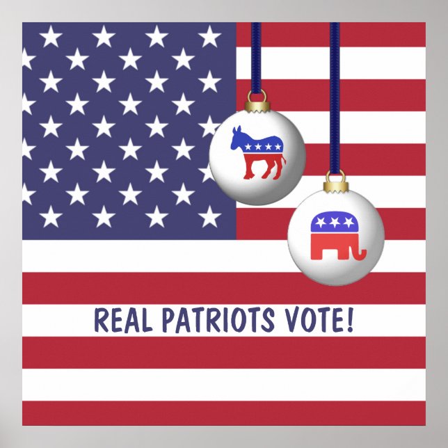 Poster Voto dos Patriotas Reais (Frente)