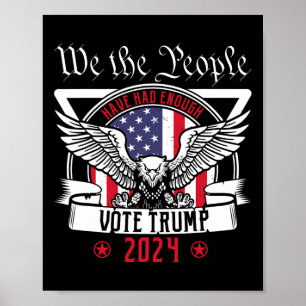 Poster Voto Republicano Trump 2025 Apoiadores de Trump 1