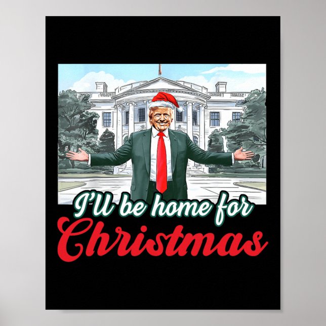 Poster Vou Chegar Para O Natal, Engraçado Xmas Pajamas (Frente)