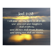 Vou despejar meu Joel Espírito 2 28, Bíblia Verse