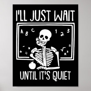 Poster Vou Esperar Até Que O Professor Silencioso Tenha O
