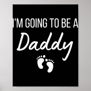 Poster Vou Ser Papai Anúncio de Gravidez Novo