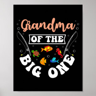 Poster Vovó Do Grande Dia Da Festa de aniversário De Pesc