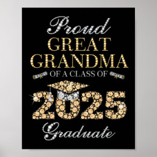 Poster Vovó Excelente Orgulhosa De Um Cl De Formando De 2