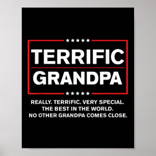 Poster Vovô Extraordinário - Campanha Engraçada Donald Tr