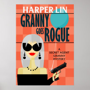 POSTER vovó fica desconhecida pelo livro de Harper