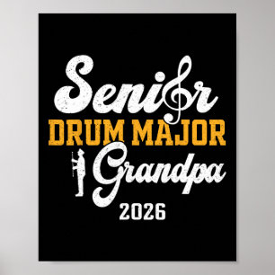 Poster Vovô Major da Bateria Sênior Graduado 2026 Combina