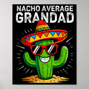 Poster Vovô nacho médio humor cinco de maio mexicano