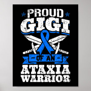 Poster Vovô Orgulhoso De Um Guerreiro Com Síndrome De Ret
