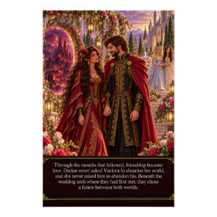 Póster Vows Between Worlds Capítulo 8: Amizade se Torna