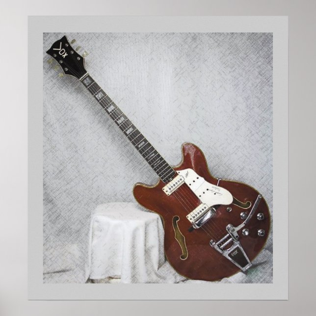 Póster Vox Super Lynx Deluxe GuitarraPoster (Frente)