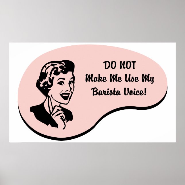 Póster Voz Barista (Frente)