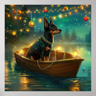 Poster Voz Festiva do Natal em Kelpie australiano