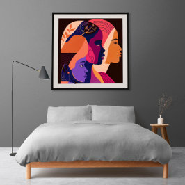 Poster Vozes da Mudança 7 Poster, Minimalista, Feminista