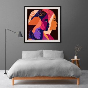 Poster Vozes da Mudança 7 Poster, Minimalista, Feminista