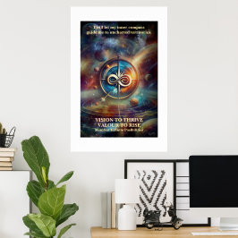 POSTER VTVR-ABSTRACTCOMPASS4A-CARTAZ - CARTAZ