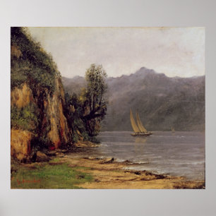 Póster Vue du Laca Leman, c.1873-77