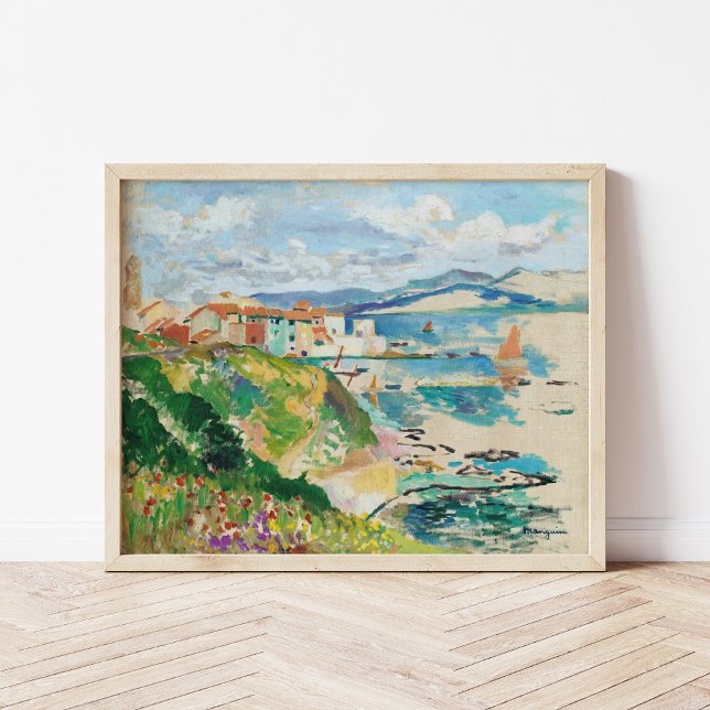 Poster Vue Sur La Ponche, Santo-Tropez | Henri Manguin (Criador carregado)