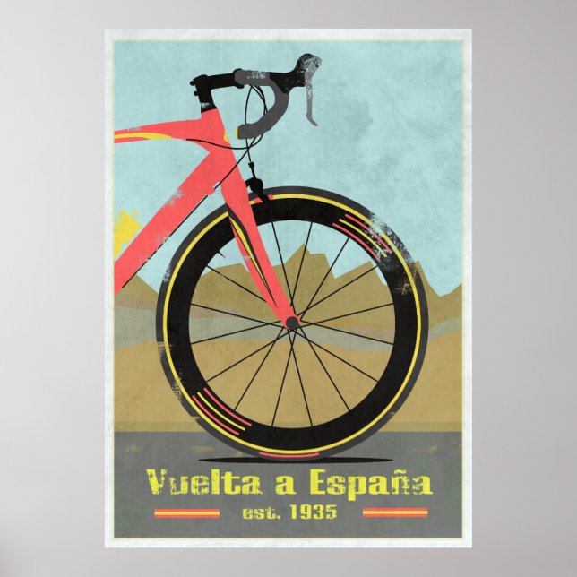Póster Vuelta a España Bike (Frente)